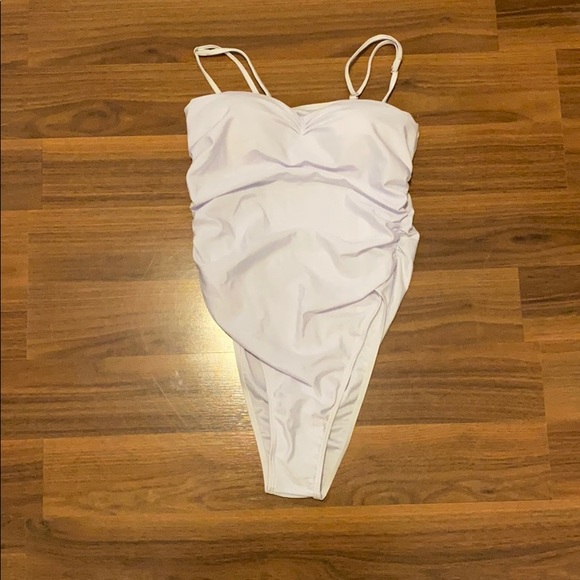 SOLD - White One Piece Swimwear - Picture 1 of 1